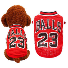 Load image into Gallery viewer, Summer Vest Small Dog Cat Dogs Clothing Cotton T Shirt Apparel Clothes No.23 Basketball Uniforms Dog Sportswear

