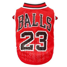 Load image into Gallery viewer, Summer Vest Small Dog Cat Dogs Clothing Cotton T Shirt Apparel Clothes No.23 Basketball Uniforms Dog Sportswear

