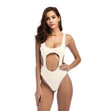 Load image into Gallery viewer, 2018 New Halter Bikini Swimwear Women Swimsuit Sexy High Cut Bodysuit Swim Suit One Pieces Swimming Suit Bathing Suit biquini
