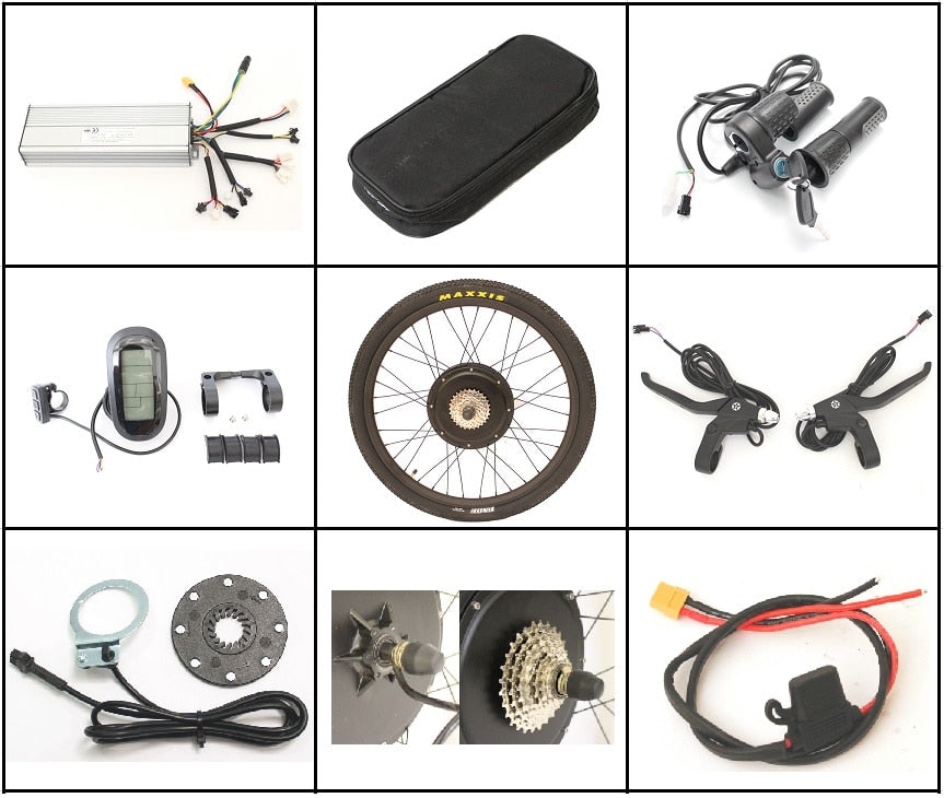 FREE TAX TO EU 36V or 48V Electric Bicycle 1500W Conversion Kits 26