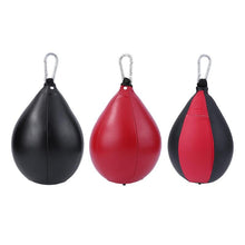 Load image into Gallery viewer, Boxing Pear Shape PU Speed Ball Swivel Punch Bag Punching Exercise Speedball Speed bag Punch Fitness Training Ball
