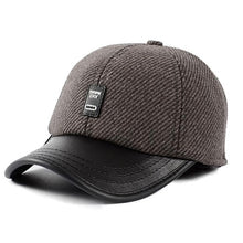 Load image into Gallery viewer, Autumn Winter Men Casual Hat Thicken Spring, Fall, Fashion Warm Eagle Logo, Letters Logo Baseball Solid Cap
