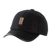 Load image into Gallery viewer, Autumn Winter Men Casual Hat Thicken Spring, Fall, Fashion Warm Eagle Logo, Letters Logo Baseball Solid Cap
