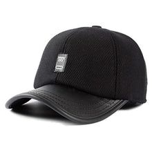 Load image into Gallery viewer, Autumn Winter Men Casual Hat Thicken Spring, Fall, Fashion Warm Eagle Logo, Letters Logo Baseball Solid Cap
