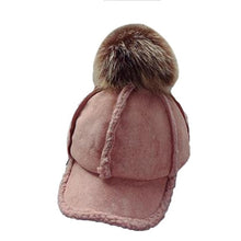 Load image into Gallery viewer, Autumn Winter Children Hat Multicolor Thickened Warm Baseball Solid Hairball Spring, Fall, Cap Casual
