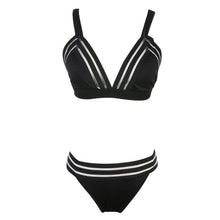 Load image into Gallery viewer, 2019 Two-piece Sexy padded Bikini Women Swimwear Swimsuit Bra Briefs Set Underwear Solid Bathing Suit Biquini Plus Size S-XL
