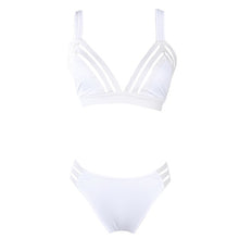 Load image into Gallery viewer, 2019 Two-piece Sexy padded Bikini Women Swimwear Swimsuit Bra Briefs Set Underwear Solid Bathing Suit Biquini Plus Size S-XL
