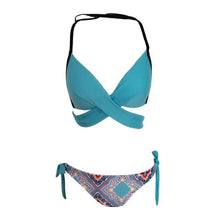Load image into Gallery viewer, Bikini 2019 Swimwear Female Sexy Push Up Swimwear Women Two Piece Swimsuit Split Bikini Set Biquini Women Brazilian Bikini

