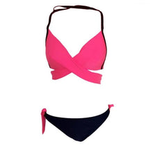 Load image into Gallery viewer, Bikini 2019 Swimwear Female Sexy Push Up Swimwear Women Two Piece Swimsuit Split Bikini Set Biquini Women Brazilian Bikini
