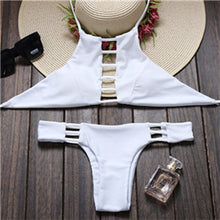 Load image into Gallery viewer, 2019 Women Bikini Push Up Padded Low Waist Bikinis Set Swimwear Swimsuit Bathing Beachwear S,M,L 3 Colors For Option
