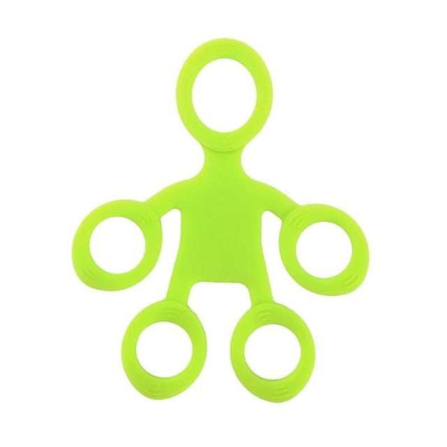 Silicone Finger Gripper Resistance Bands Finger Stretcher Hand Exerciser Grip Strength Wrist Trainer Fitness Equipment 3strength