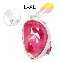 Load image into Gallery viewer, 2019 Full Face Snorkeling Masks Panoramic View Anti-fog Anti-Leak Swimming Snorkel Scuba Underwater Diving Mask GoPro Compatible
