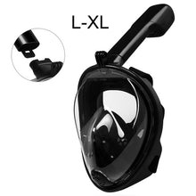 Load image into Gallery viewer, 2019 Full Face Snorkeling Masks Panoramic View Anti-fog Anti-Leak Swimming Snorkel Scuba Underwater Diving Mask GoPro Compatible
