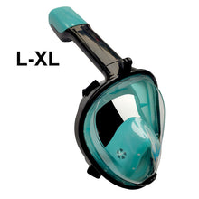 Load image into Gallery viewer, 2019 Full Face Snorkeling Masks Panoramic View Anti-fog Anti-Leak Swimming Snorkel Scuba Underwater Diving Mask GoPro Compatible
