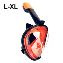 Load image into Gallery viewer, 2019 Full Face Snorkeling Masks Panoramic View Anti-fog Anti-Leak Swimming Snorkel Scuba Underwater Diving Mask GoPro Compatible
