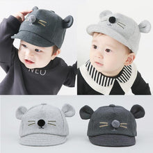 Load image into Gallery viewer, New Baby Hat Kids Cute Cartoon Cat Design Summer Hats Kids Baseball Cap Boys Girls Sun Hat
