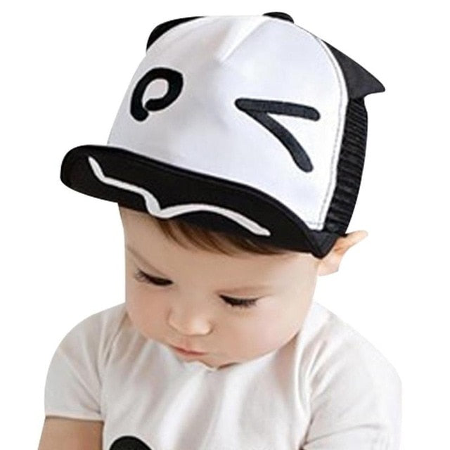 Baby Hat Baseball Soft Brim Kids Hats Summer Sun Hats Children's Baby Beret Caps Cute Boy Girl for 1-3Y Baby