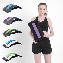Load image into Gallery viewer, Back Massage Stretcher Stretching Magic Waist Support Neck Relax Spine Pain Cervical lumbar traction Humpback Device
