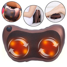 Load image into Gallery viewer, Massage Device Neck Relaxation Pillow Massage Devices Electric Shoulder Back Massager Car Shiatsu MassagePillow With Heating
