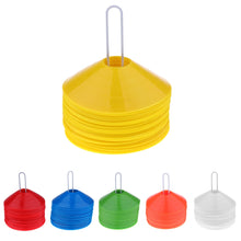 Load image into Gallery viewer, Set of 50 Versatile Soccer Mini DISC CONES  Boundary Marker For Outdoor Agility Training Aids Golf Football Skating
