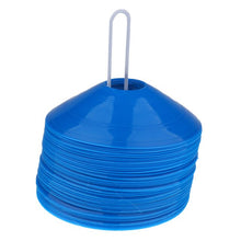 Load image into Gallery viewer, Set of 50 Versatile Soccer Mini DISC CONES  Boundary Marker For Outdoor Agility Training Aids Golf Football Skating
