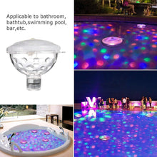 Load image into Gallery viewer, Floating Underwater Light RGB Submersible LED Disco Light Glow Show Swimming Pool Hot Tub Spa Lamp Bath Light
