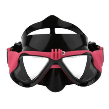 Load image into Gallery viewer, Hot Dropshipping Professional Underwater Camera Diving Mask Scuba Snorkel Swimming Goggles for GoPro Xiaomi SJCAM Sports Camera
